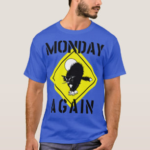 月曜の猫 Tシャツ