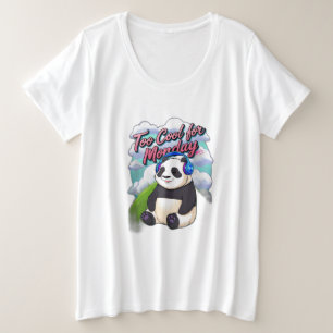 月曜クール日に プラスサイズTシャツ