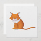 月曜モーニングキャット顔 シーズンカード (正面/裏面)