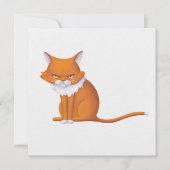 月曜モーニングキャット顔 シーズンカード (正面)