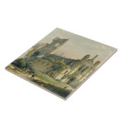 「月曜日からの北西からのKirkstallの大修道院、 タイル (側面)