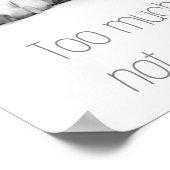 月曜日が多すぎる、コーヒーが足りない – Sleepy Dog ポスター (角)