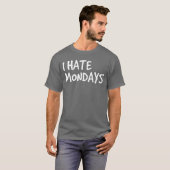 月曜日が嫌いな人のための面白いギフト ヴィンテージ Tシャツ (正面フル)
