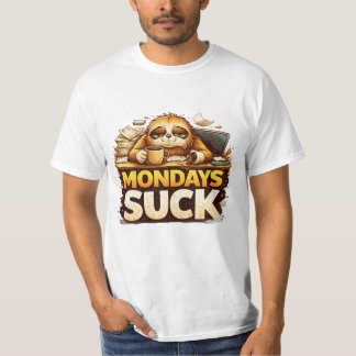月曜日が嫌い - 面白い 面白い Tシャツ、ユニークなグラフィック Tシャツ