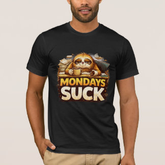 月曜日が嫌い - 面白い FUNNY Tシャツ ユニークなグラフィック