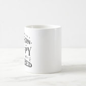 月曜日が幸せな人をなんと呼ぶ？ コーヒーマグカップ (中央)