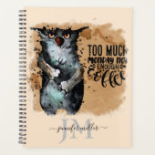 月曜日が過ぎるパーソナライズされた プランナー手帳 (正面)