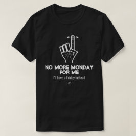月曜日なんてもうやだ v2b tシャツ