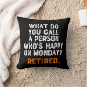 月曜日に幸せな人って何て呼ぶの? クッション (ブランケット)