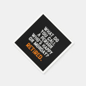 月曜日に幸せな人って何て呼ぶの？ スタンダードカクテルナプキン (角)