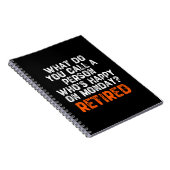 月曜日に幸せな人って何て呼ぶの? ノートブック (右側)