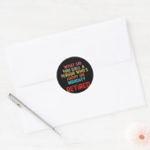 月曜日に幸せな人って何て呼ぶの? ラウンドシール (封筒)