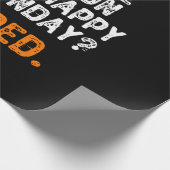 月曜日に幸せな人って何て呼ぶの？ ラッピングペーパー (角)