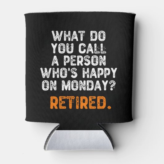 月曜日に幸せな人って何て呼ぶの？ 缶クーラー (正面)