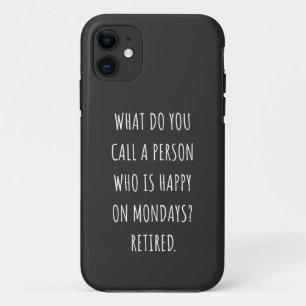 月曜日に幸せな人を何と呼ぶか iPhone 11 ケース