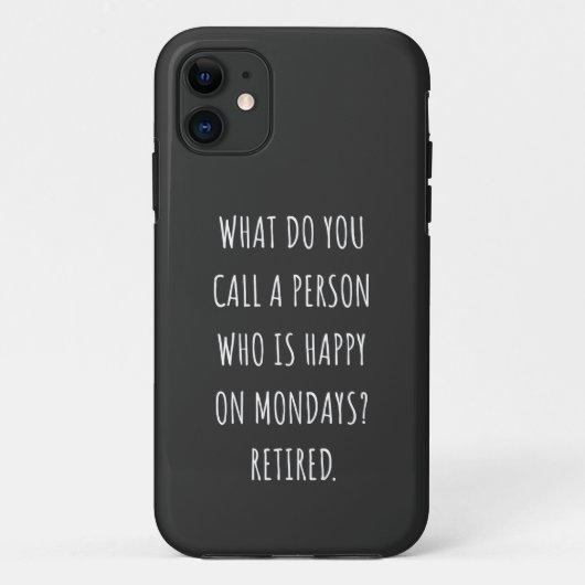 月曜日に幸せな人を何と呼ぶか Case-Mate iPhoneケース (裏面)