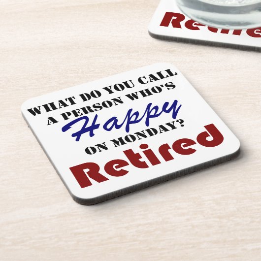 月曜日のおもしろいな退職で退職した焼跡を退職させて下さい コースター (左側)