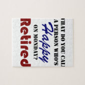 月曜日のおもしろいな退職で退職した焼跡を退職させて下さい ジグソーパズル (横)