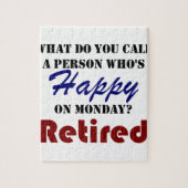 月曜日のおもしろいな退職で退職した焼跡を退職させて下さい ジグソーパズル (縦)