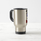 月曜日のおもしろいな退職で退職した焼跡を退職させて下さい トラベルマグ (正面左)