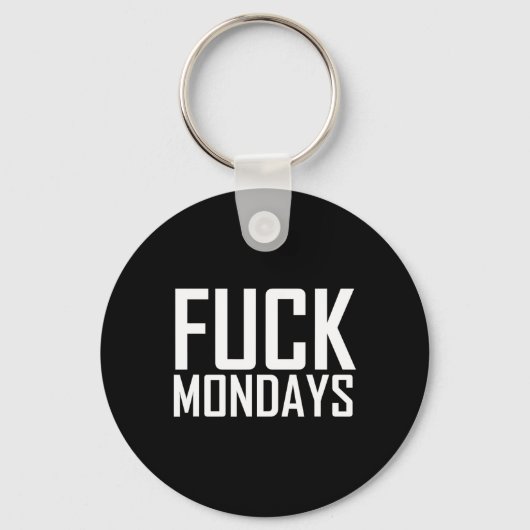 月曜日のおもしろい仕事 キーホルダー (正面)