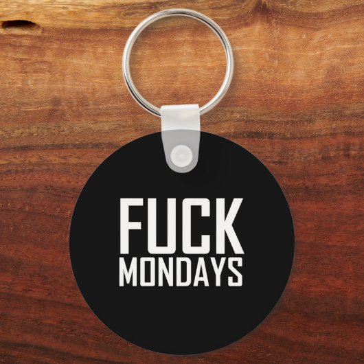 月曜日のおもしろい仕事 キーホルダー (正面)