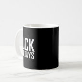 月曜日のおもしろい仕事 コーヒーマグカップ (正面左)