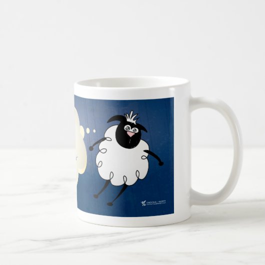 月曜日のそのマグのための昼寝 コーヒーマグカップ (右)