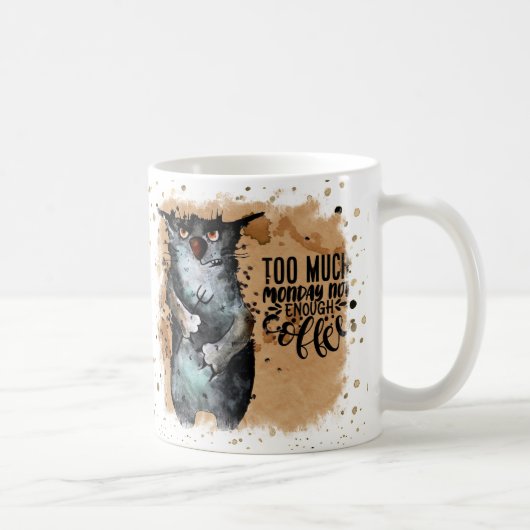 月曜日のコーヒーマグが多すぎる コーヒーマグカップ (右)