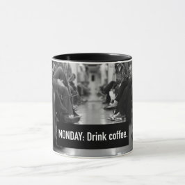 月曜日のコーヒーマグ マグカップ