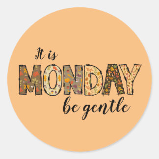 月曜日のシール ラウンドシール