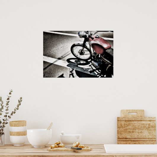 月曜日のバイク ポスター (キッチン)