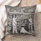 月曜日のフランスのな側面の高度のギャラリー クッション (ブランケット)