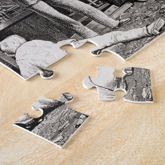 月曜日のフランスのな側面の高度のギャラリー ジグソーパズル (側面)