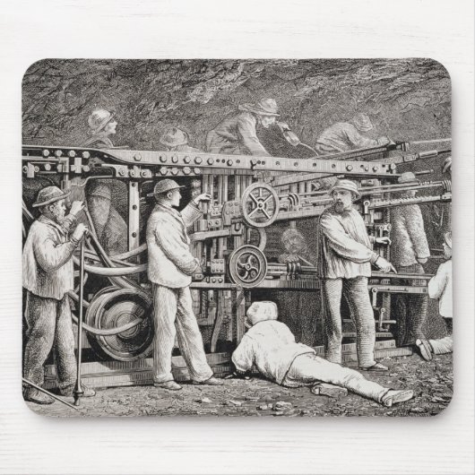 月曜日のフランスのな側面の高度のギャラリー マウスパッド (正面)