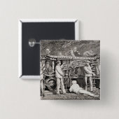 月曜日のフランスのな側面の高度のギャラリー 缶バッジ (正面&裏面)