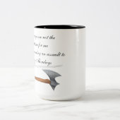 月曜日のマグカップにNOと答える ツートーンマグカップ (中央)