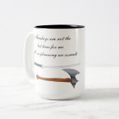 月曜日のマグカップにNOと答える ツートーンマグカップ (正面左)