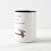 月曜日のマグカップにNOと答える ツートーンマグカップ (中央)