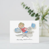 月曜日のモチベーション ポストカード (スタンド正面)