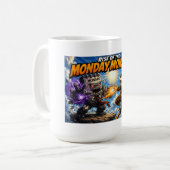 月曜日のモンスターの台頭 - エスプレッソの執行者 コーヒーマグカップ (正面左)
