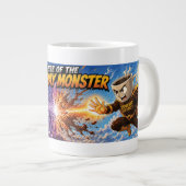 月曜日のモンスターの台頭 - エスプレッソの執行者 ジャンボコーヒーマグカップ (正面右)