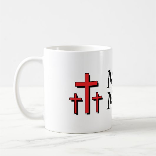 月曜日の人のマグ コーヒーマグカップ (左)