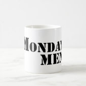 月曜日の人のロゴのマグ コーヒーマグカップ (中央)