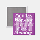 月曜日の営業日マグネット マグネット (正面/裏面)