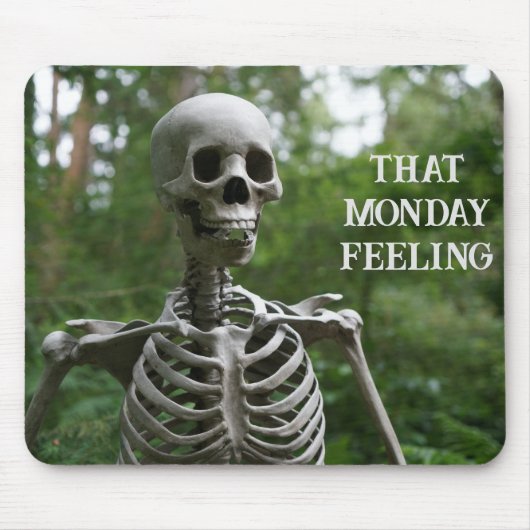 月曜日の場合 マウスパッド (正面)