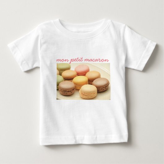 月曜日の小さいmacaron ベビーTシャツ (正面)