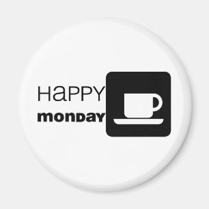 月曜日の幸せなユーモア! マグネット