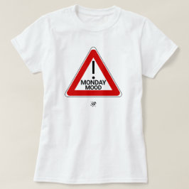 月曜日の憂鬱警告 - 月曜日ジョーク Tシャツ