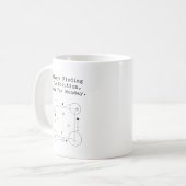 月曜日の数学的解決策 | 問題解決の精神 コーヒーマグカップ (正面左)